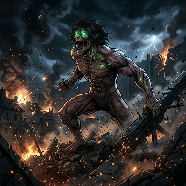 Wallpaper Eren Yeager
