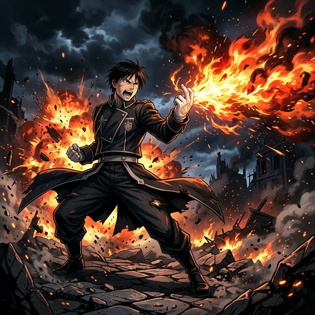 Wallpaper Roy Mustang