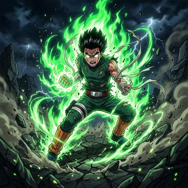 Wallpaper Rock Lee