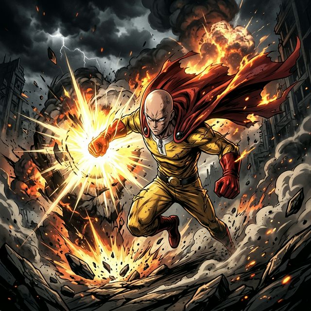 Wallpaper Saitama